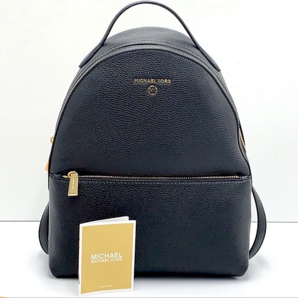 Michael Kors Womens Valerie Medium Logo Backpack 30F2G9VB2B
Black
NWT - Picture 4 of 16